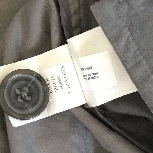 SALE 🔥 Gap Gray Velvet Crop Jacket Blazer 3/4 Sleeve NWT - Picture 7 of 9